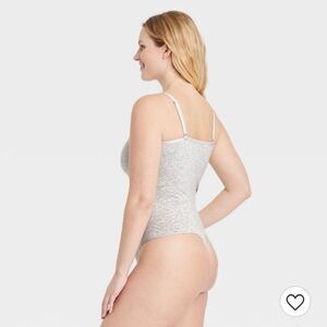 Women's New Cotton Seamless Thong Bodysuit New